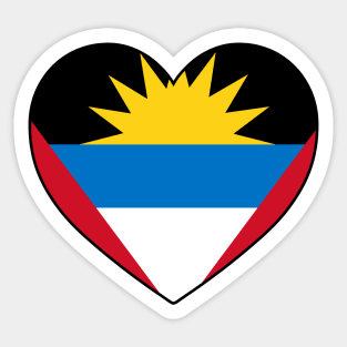 Heart - Antigua and Barbuda _043 Sticker